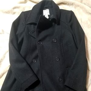 Black Women's Peacoat